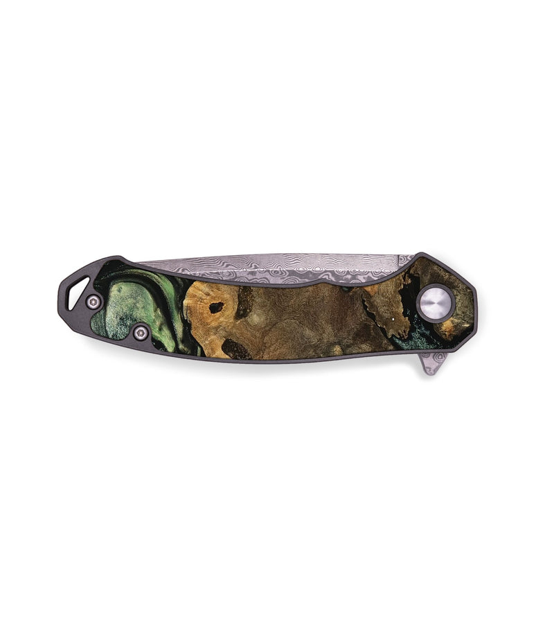 EDC Wood Pocket Knife - Chante (Green, 739324)