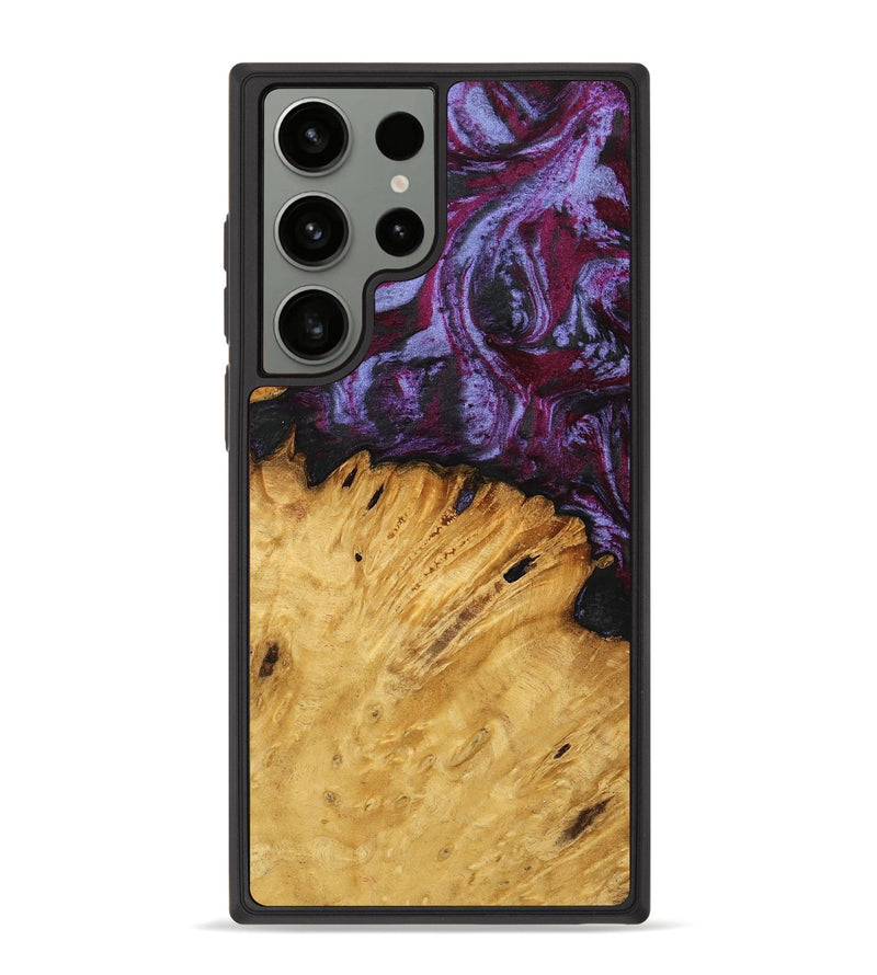 Galaxy S23 Ultra Wood Phone Case - Kacy (Purple, 739337)