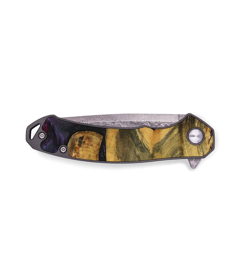 EDC Wood Pocket Knife - Michel (Purple, 739339)