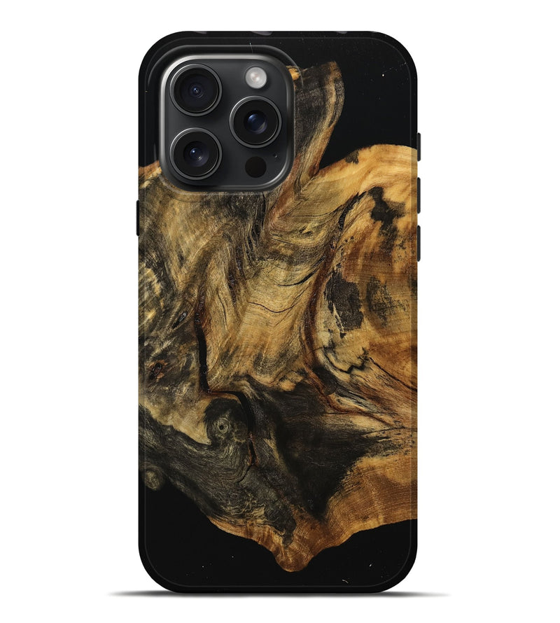 iPhone 16 Pro Max Wood Live Edge Phone Case - Peder (Wood Burl, 739469)