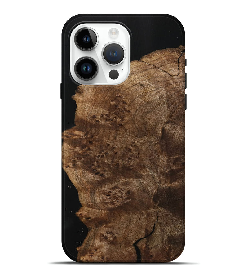 iPhone 15 Pro Max Wood Live Edge Phone Case - Cleto (Wood Burl, 739479)