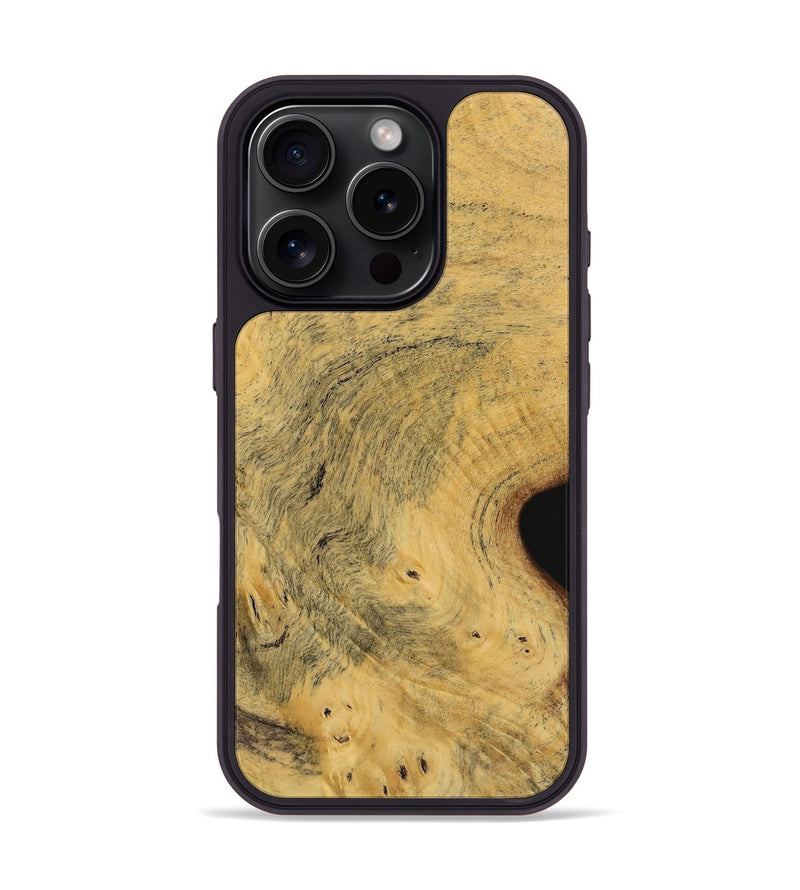 iPhone 16 Pro Wood Phone Case - Yeirnie (Wood Burl, 739589)
