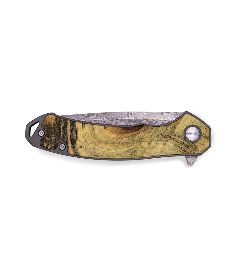 EDC Wood Pocket Knife - Jacqui (Wood Burl, 739592)