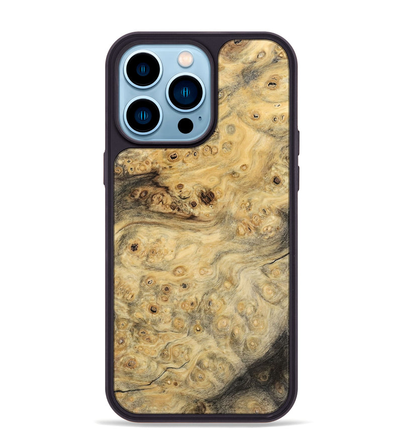 iPhone 14 Pro Max Wood Phone Case - Dianne (Wood Burl, 739644)