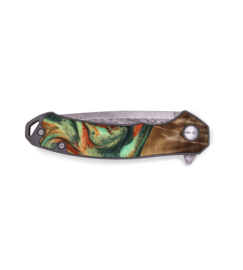 EDC Wood Pocket Knife - Snair (Green, 739653)