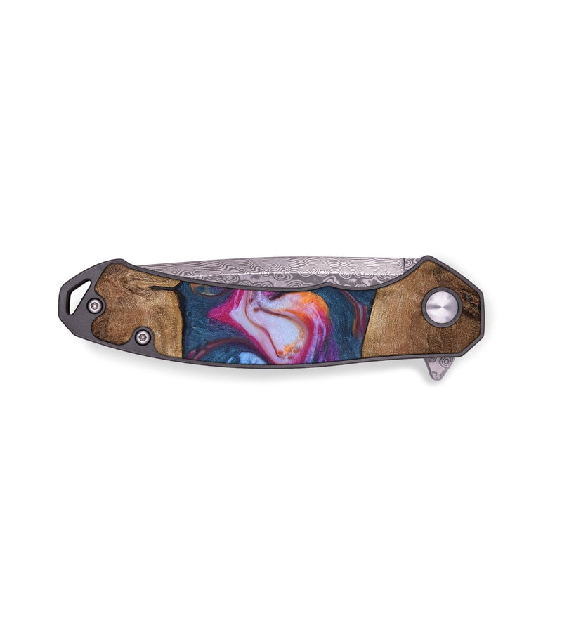 EDC Wood Pocket Knife - Shelbi (Blue, 739715)