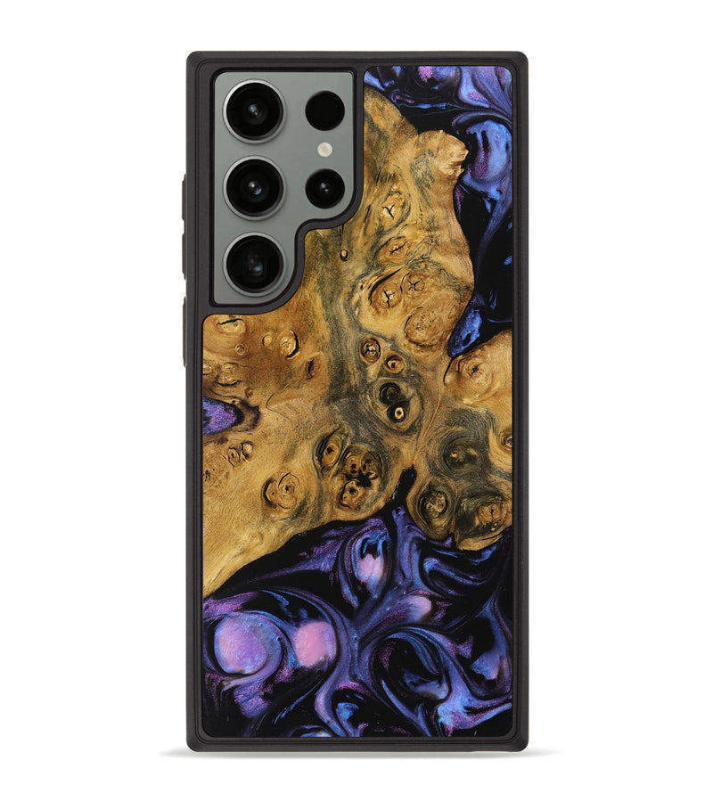 Galaxy S23 Ultra Wood Phone Case - Lugenia (Purple, 739724)