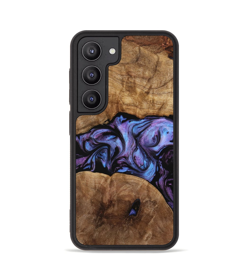 Galaxy S23 Wood Phone Case - Jemima (Purple, 739734)