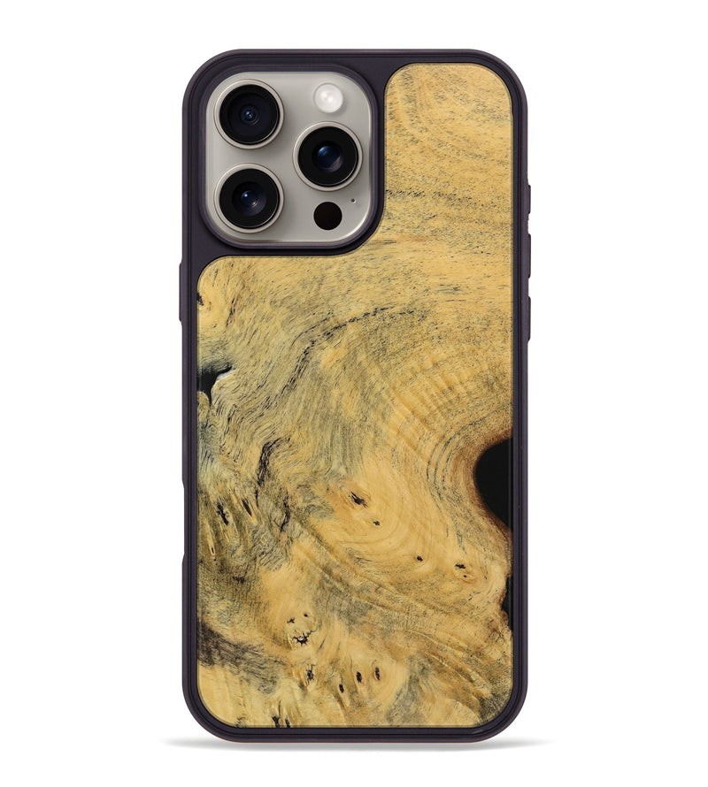 iPhone 16 Pro Max Wood Phone Case - Pinkey (Wood Burl, 739759)