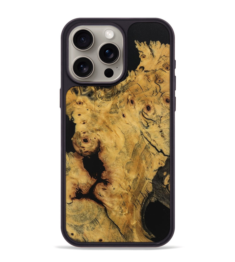 iPhone 15 Pro Max Wood Phone Case - Salomon (Wood Burl, 739801)