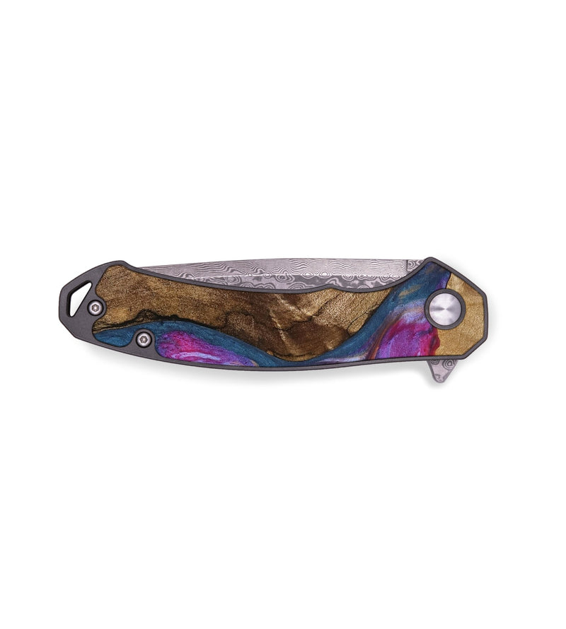 EDC Wood Pocket Knife - Carena (Purple, 739827)
