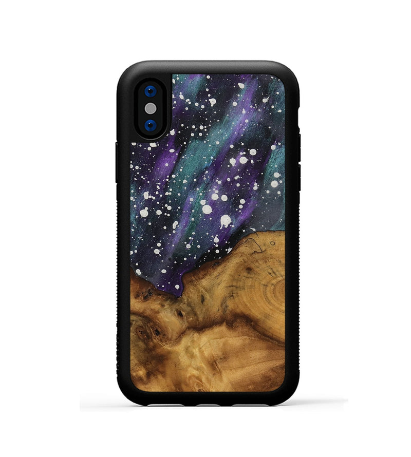 iPhone Xs Wood Phone Case - Eduardo (Cosmos, 739837)