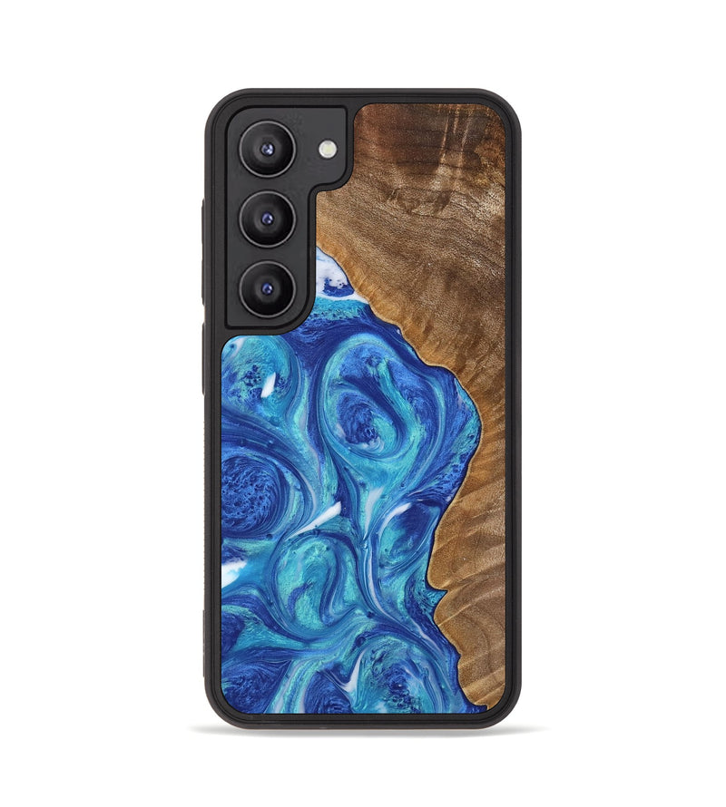 Galaxy S23 Wood Phone Case - Brennen (Blue, 739839)