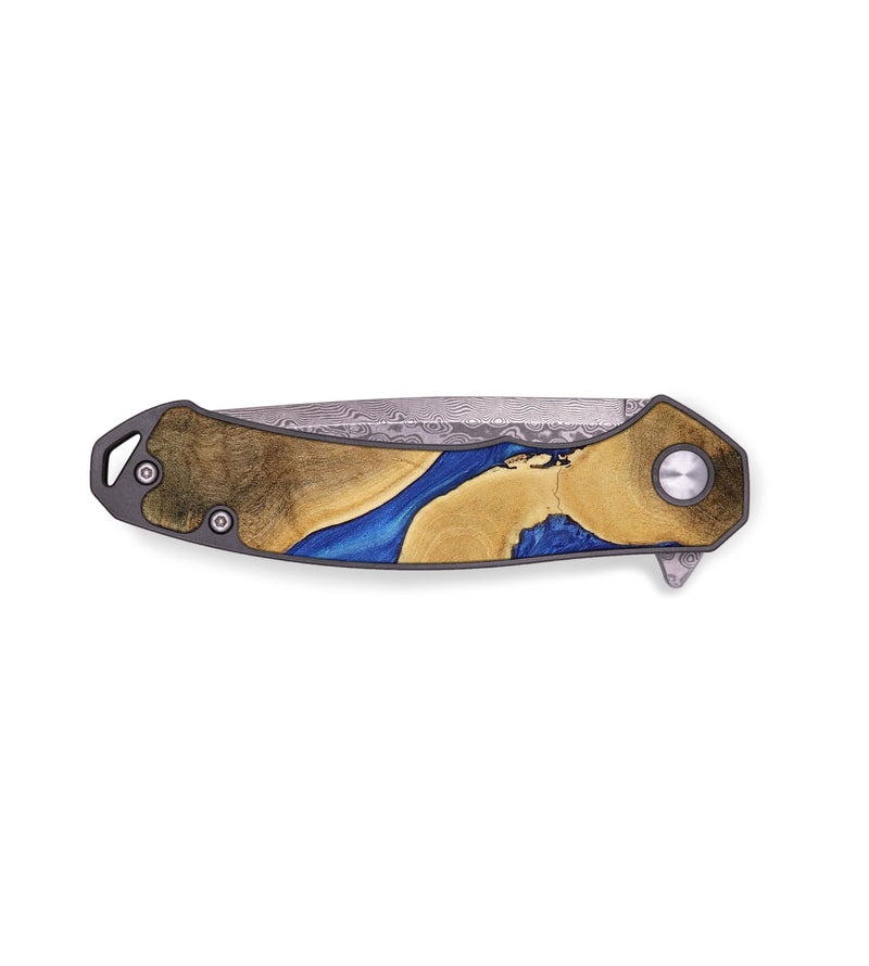 EDC Wood Pocket Knife - Breton (Blue, 739843)