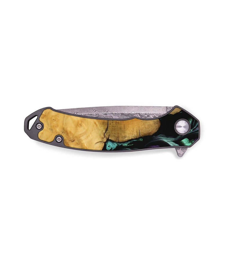 EDC Wood Pocket Knife - Kennth (Purple, 739915)