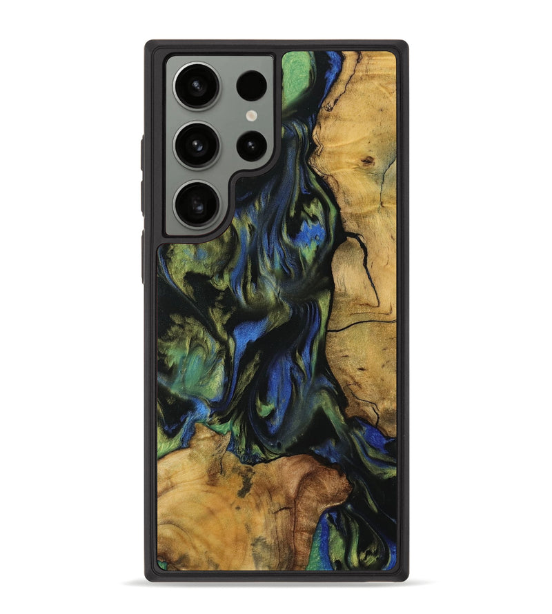 Galaxy S23 Ultra Wood Phone Case - Ennis (Green, 740046)