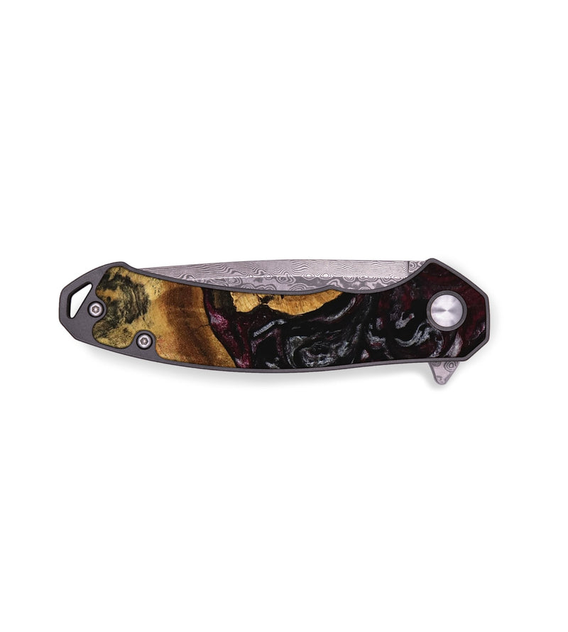 EDC Wood Pocket Knife - Koressa (Red, 740066)