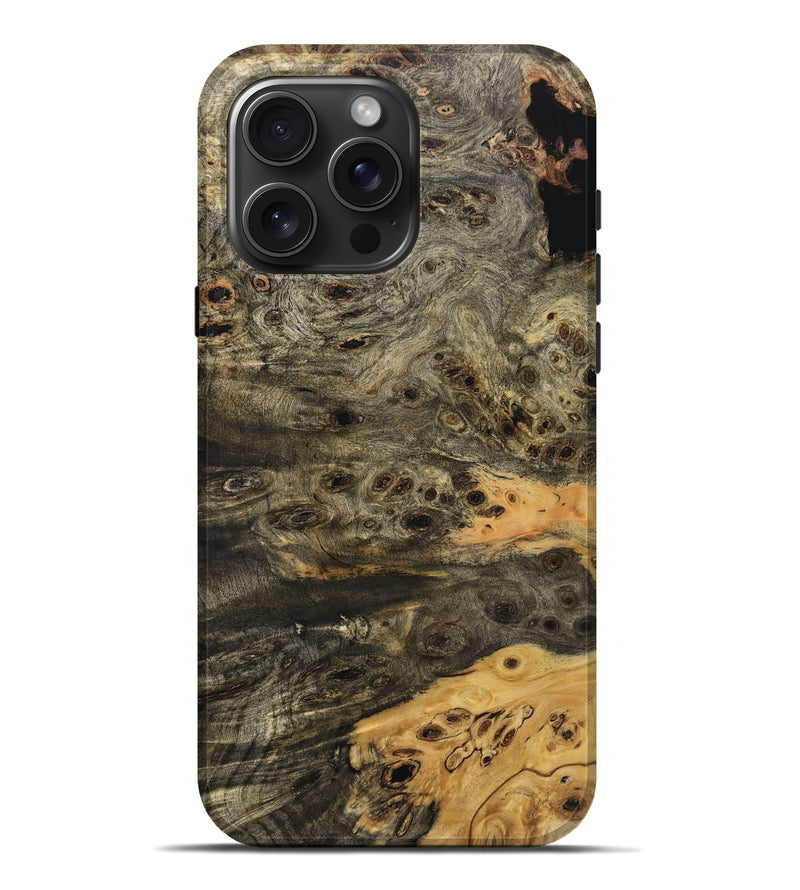 iPhone 16 Pro Max Wood Live Edge Phone Case - Debby (Wood Burl, 740158)