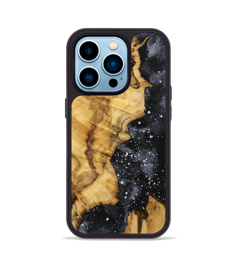 iPhone 14 Pro Wood Phone Case - Winter (Cosmos, 740262)