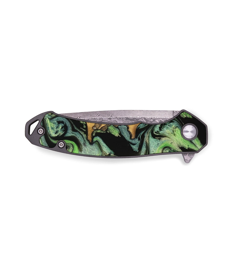 EDC Wood Pocket Knife - Heleen (Green, 740297)