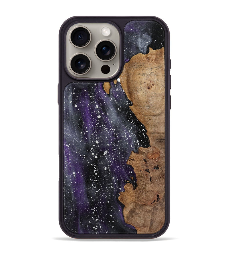 iPhone 16 Pro Max Wood Phone Case - Barlas (Cosmos, 740309)