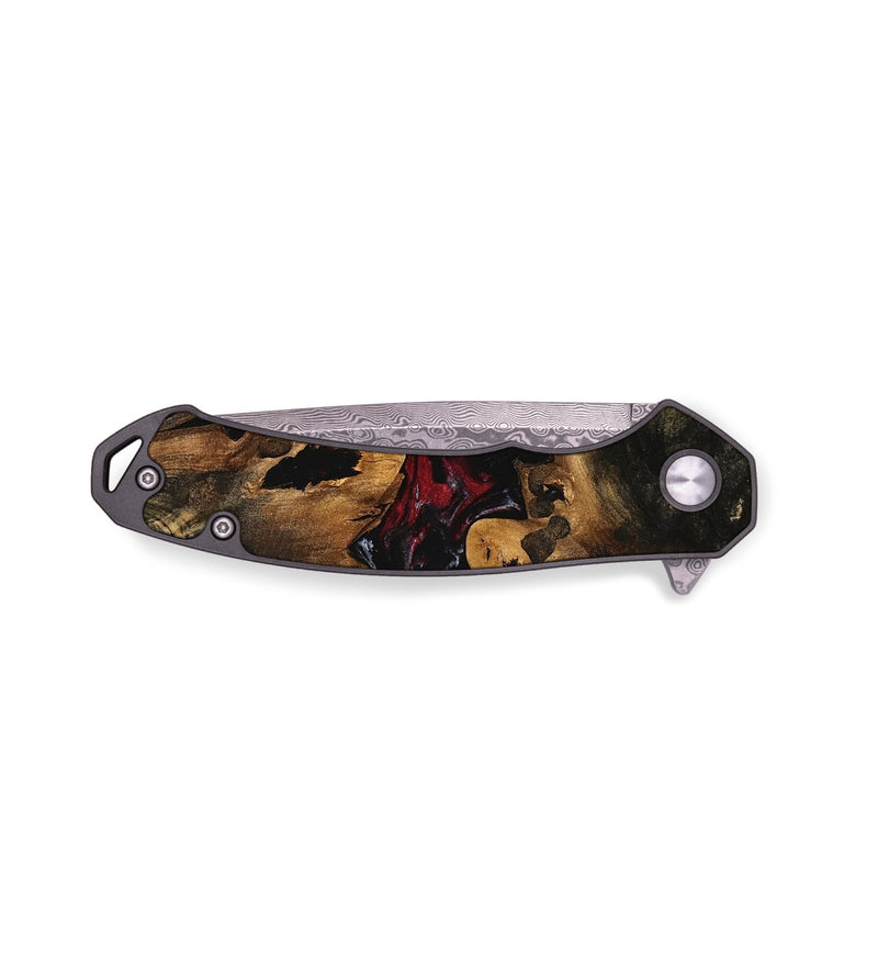 EDC Wood Pocket Knife - Danit (Red, 740358)