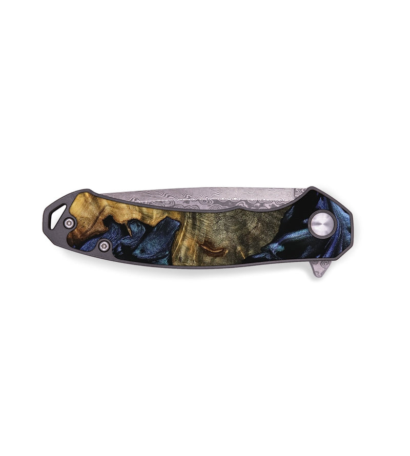 EDC Wood Pocket Knife - Chyna (Blue, 740381)