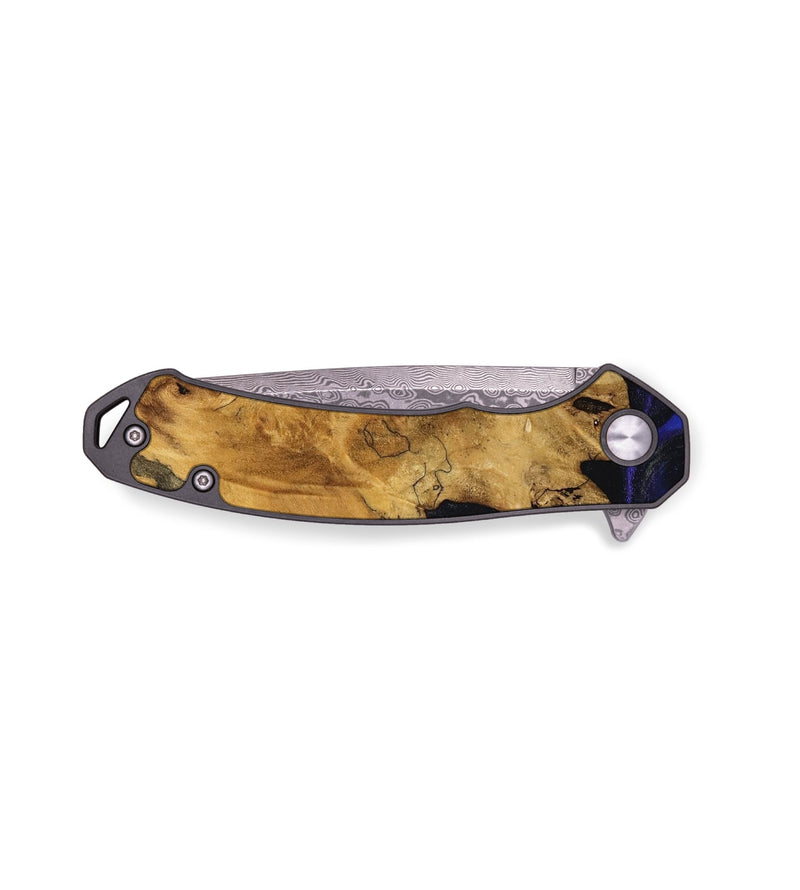 EDC Wood Pocket Knife - Flavia (Blue, 740388)