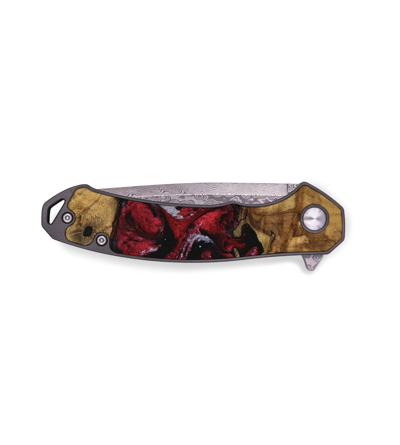 EDC Wood Pocket Knife - Amalee (Red, 740397)