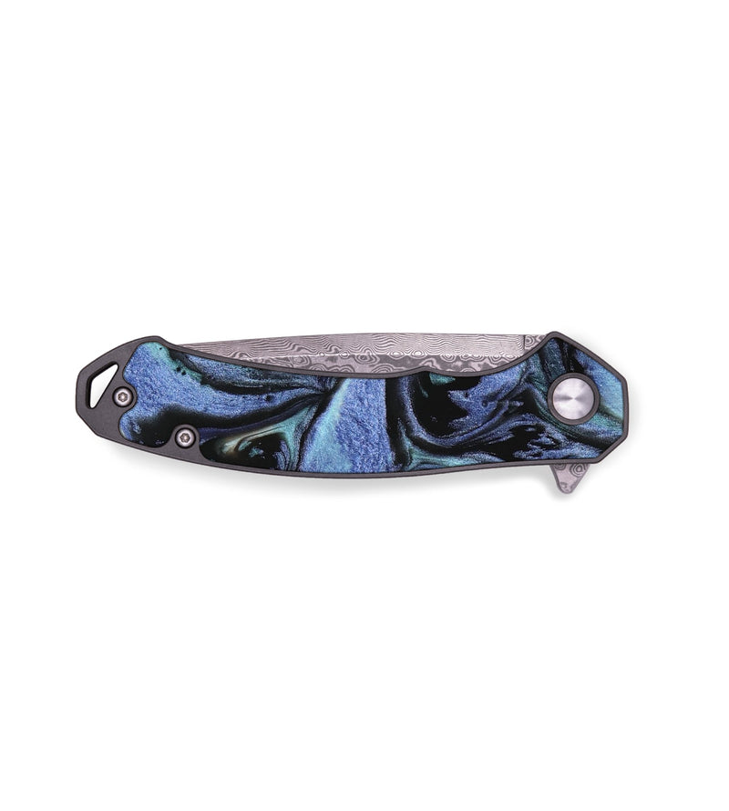 EDC ResinArt Pocket Knife - Sohi (Blue, 740485)