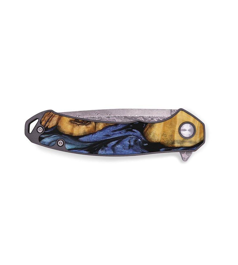 EDC Wood Pocket Knife - Corella (Blue, 740490)