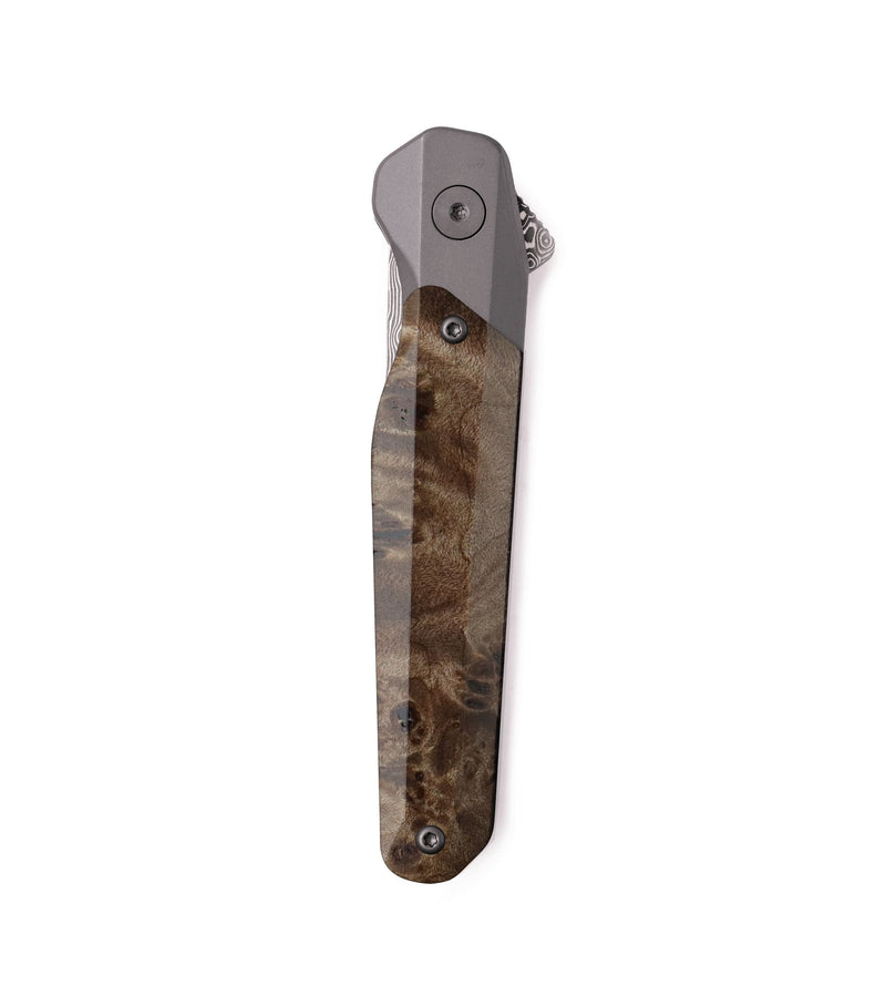 Live Edge Wood Pocket Knife - Legend (Wood Burl, 740547)