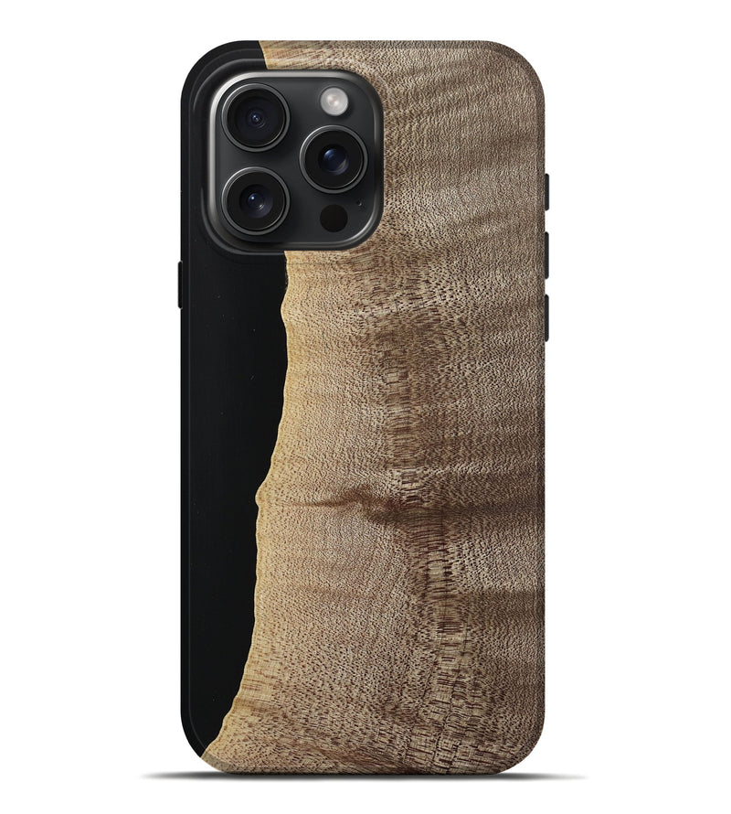 iPhone 16 Pro Max Wood Live Edge Phone Case - Talyah (Wood Burl, 740590)