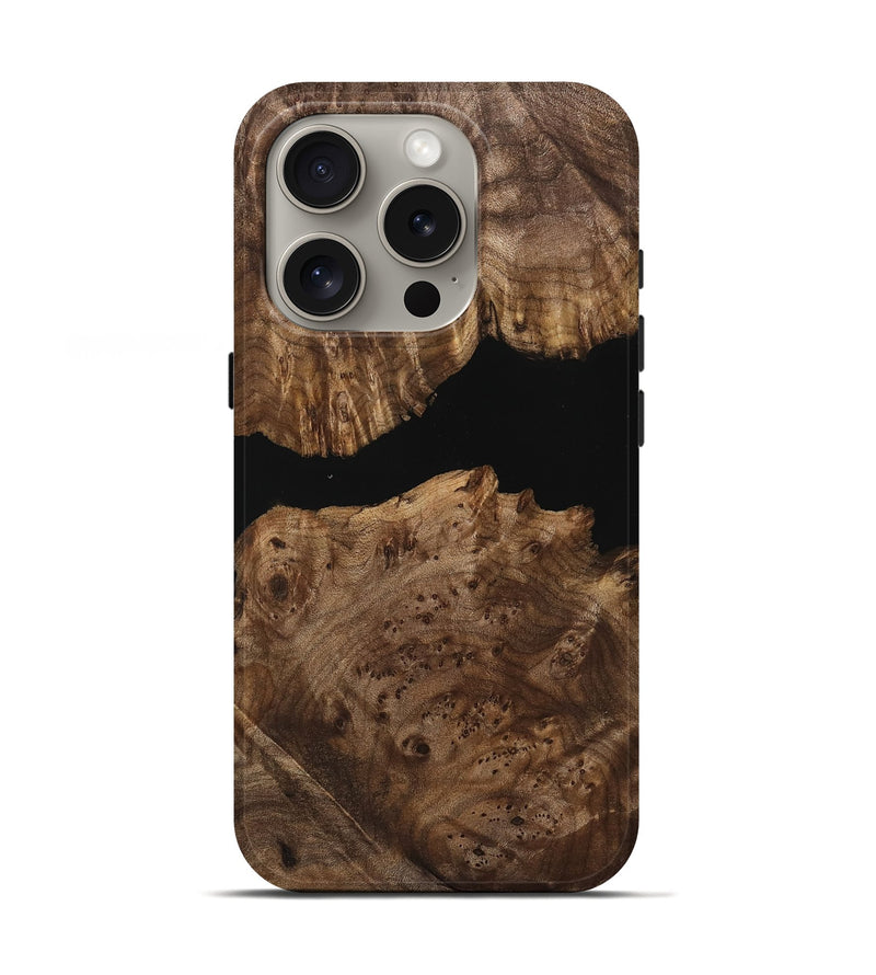 iPhone 16 Pro Wood Live Edge Phone Case - Margaux (Wood Burl, 740600)