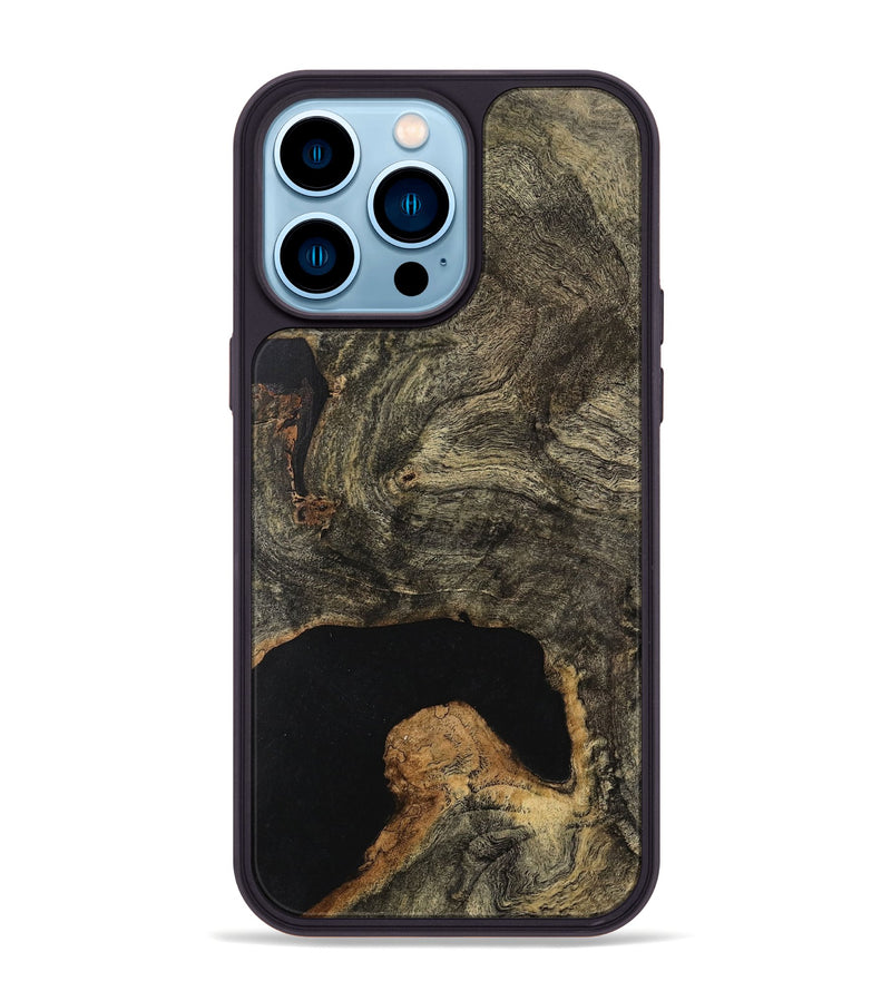 iPhone 14 Pro Max Wood Phone Case - Arie (Wood Burl, 740675)