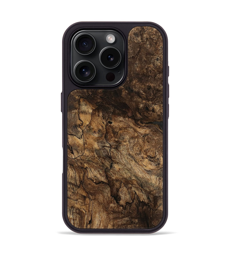 iPhone 16 Pro Wood Phone Case - Berlin (Wood Burl, 740676)
