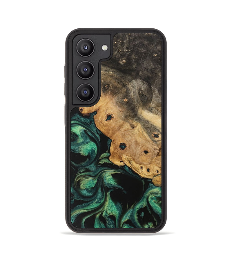 Galaxy S23 Wood Phone Case - Koren (Green, 740687)
