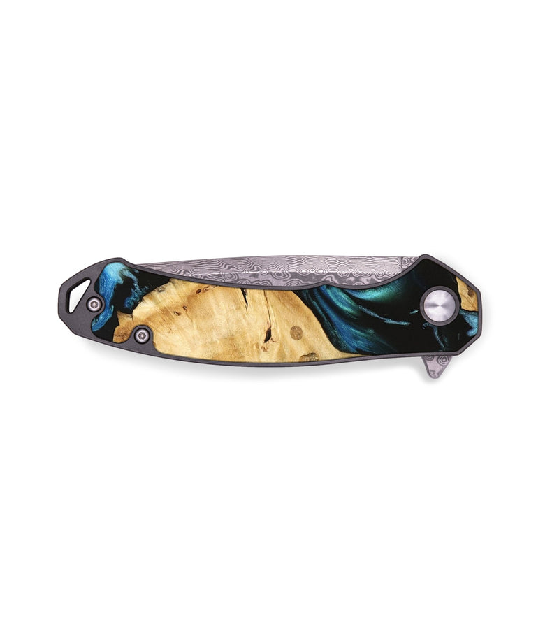 EDC Wood Pocket Knife - Nalin (Blue, 740693)