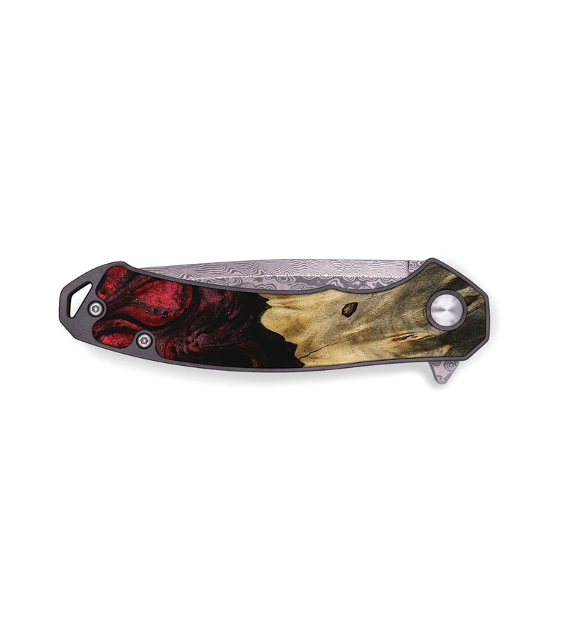 EDC Wood Pocket Knife - Ewald (Red, 740800)