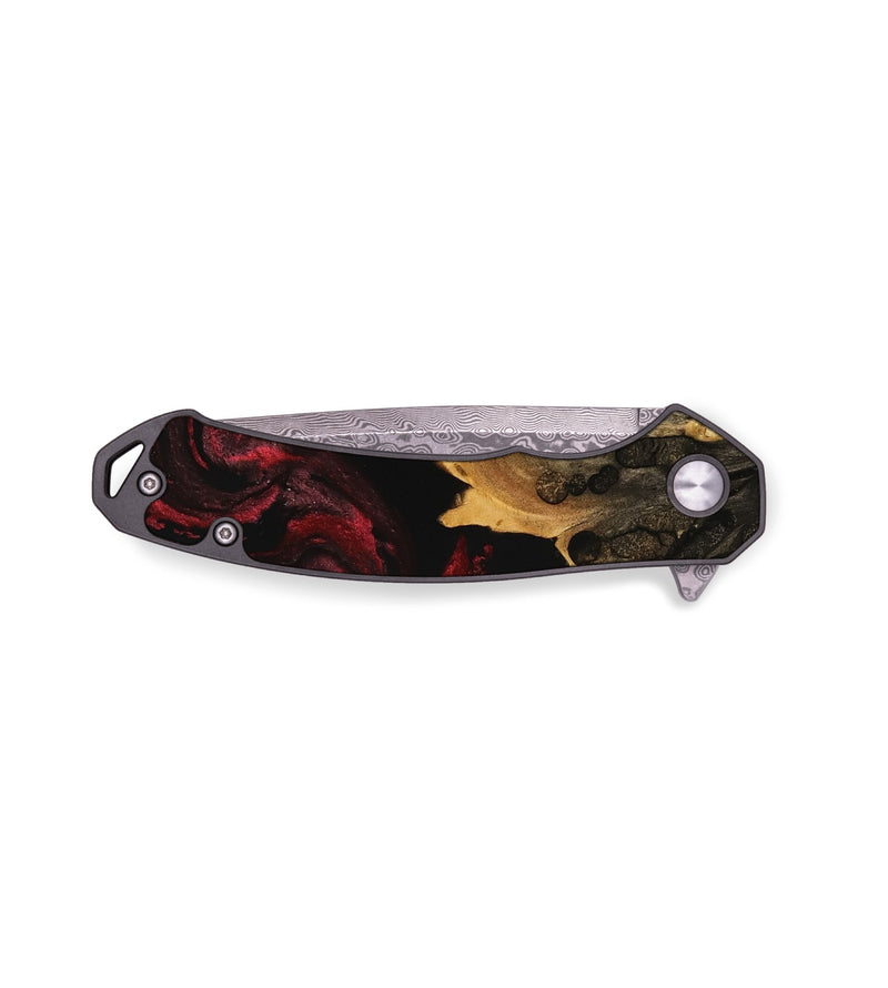 EDC Wood Pocket Knife - Bert (Red, 740802)