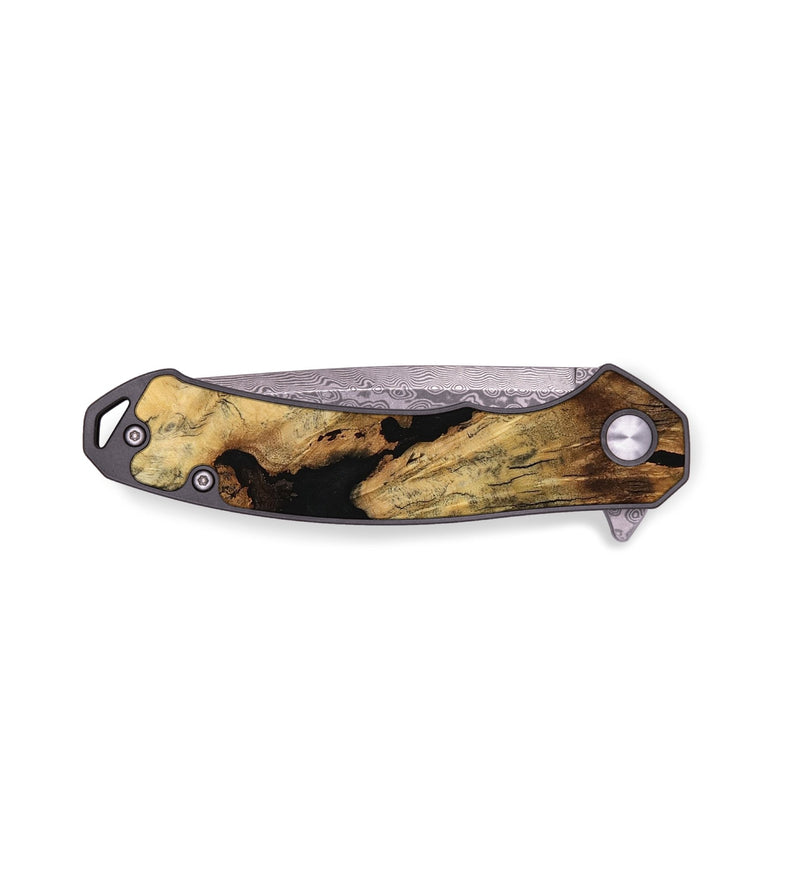 EDC Wood Pocket Knife - Louise (Wood Burl, 740805)