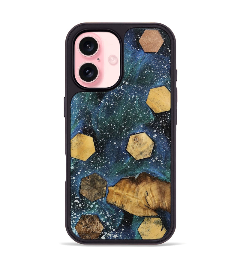 iPhone 16 Wood Phone Case - Caden (Cosmos, 740817)