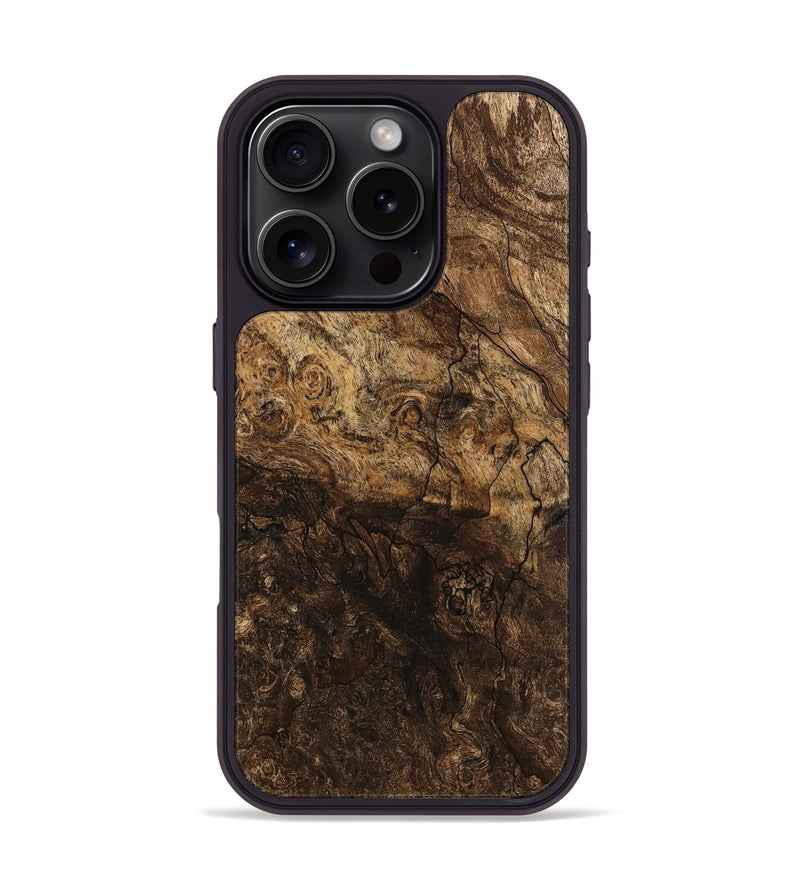 iPhone 16 Pro Wood Phone Case - Tana (Wood Burl, 740834)
