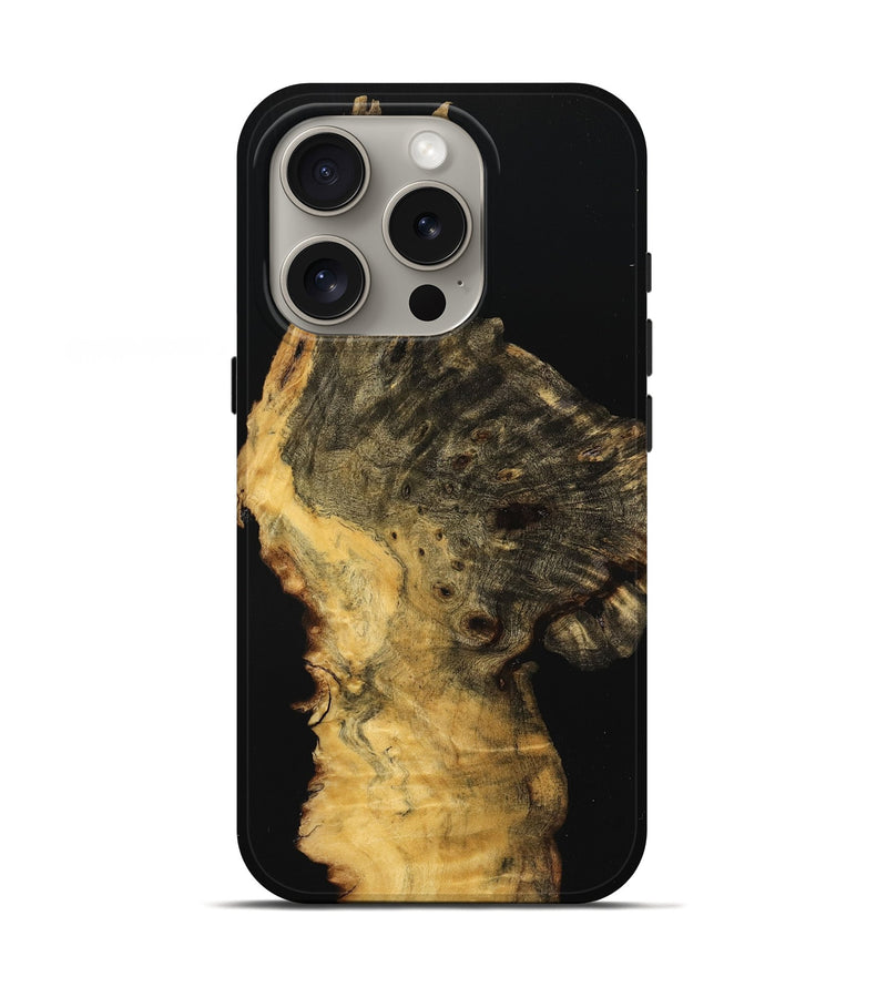 iPhone 16 Pro Wood Live Edge Phone Case - Nyla (Wood Burl, 740870)