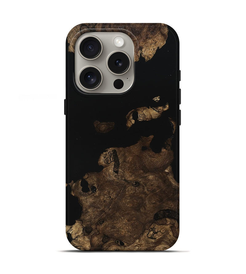 iPhone 16 Pro Wood Live Edge Phone Case - Amado (Wood Burl, 740871)