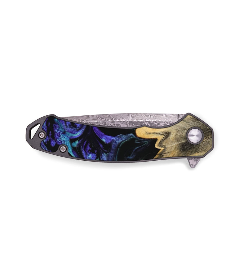 EDC Wood Pocket Knife - Valerye (Purple, 740921)