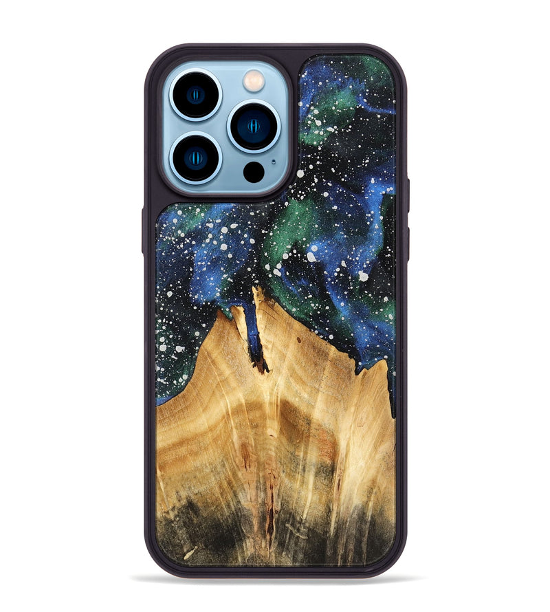 iPhone 14 Pro Max Wood Phone Case - Britney (Cosmos, 740961)