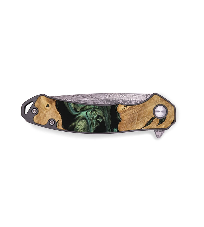 EDC Wood Pocket Knife - Neile (Green, 741089)