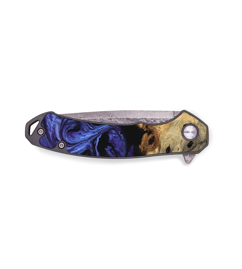 EDC Wood Pocket Knife - Kitty (Purple, 741113)