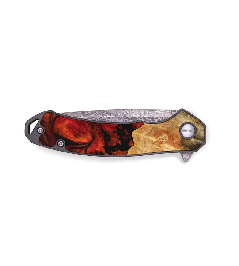 EDC Wood Pocket Knife - Alexina (Red, 741156)